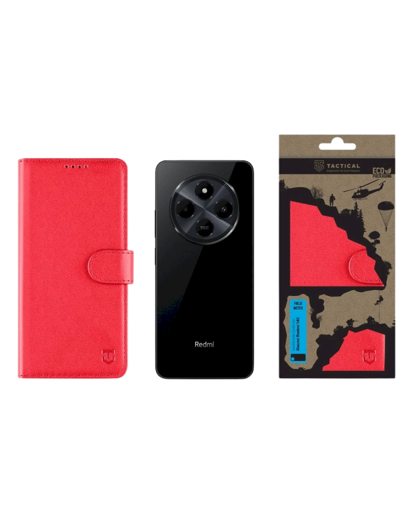 Tactical Field Notes Защитный чехол для Xiaomi Redmi 14C 4G/A4 5G/Poco C75 / красный