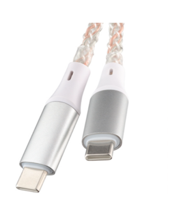 Дополнительное изображение книги «Qualo QCS-CC-00 Светящийся Кабель USB-C / 1m / 3A»