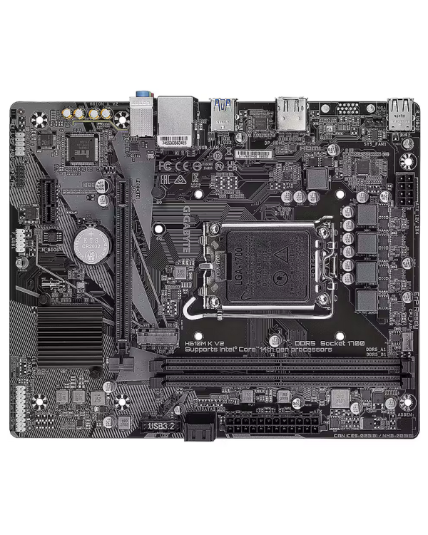 Gigabyte H610M K V2 Материнская плата LGA1700 Socket