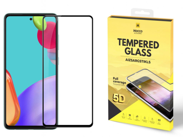 Mocco Full Glue 5D Signature Edition Tempered Glass Защитное стекло для экрана Samsung Galaxy A52 5G Черное