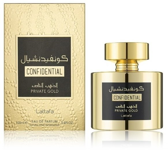 Lattafa Confidential Private Gold Парфюм EDP 100 ml