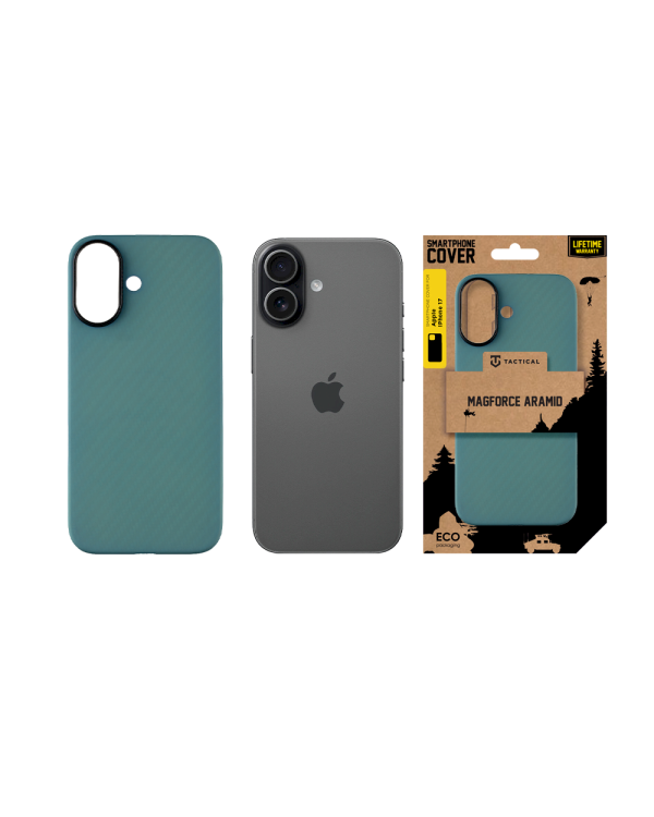 Tactical MagForce Aramid Cover Защитный чехол для Apple iPhone 17 / голубой