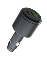 Devia Extreme Metal USB 2x USB-C Автомобильное зарядное устройство