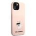 Karl Lagerfeld Liquid Silicone Choupette NFT Защитный чехол для iPhone 14 Plus / розовый