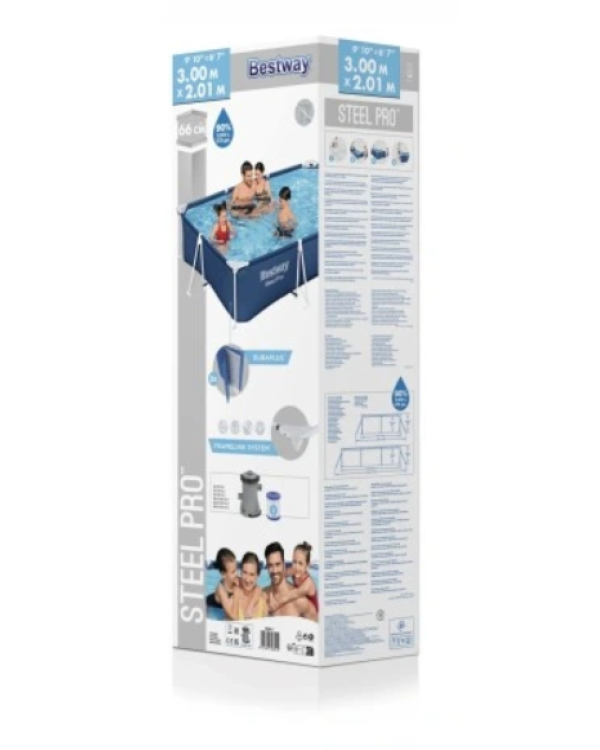 Bestway 56411 Steel Pro Pool Set Каркасный бассейн 300 x 201 x 66cm