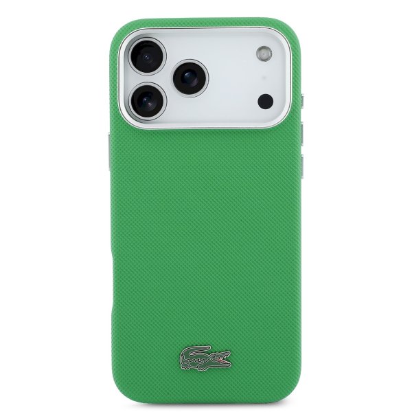 Lacoste PVC Iconic Petit Pique Metal Logo MagSafe Case Чехол для Apple iPhone 17 Pro Max