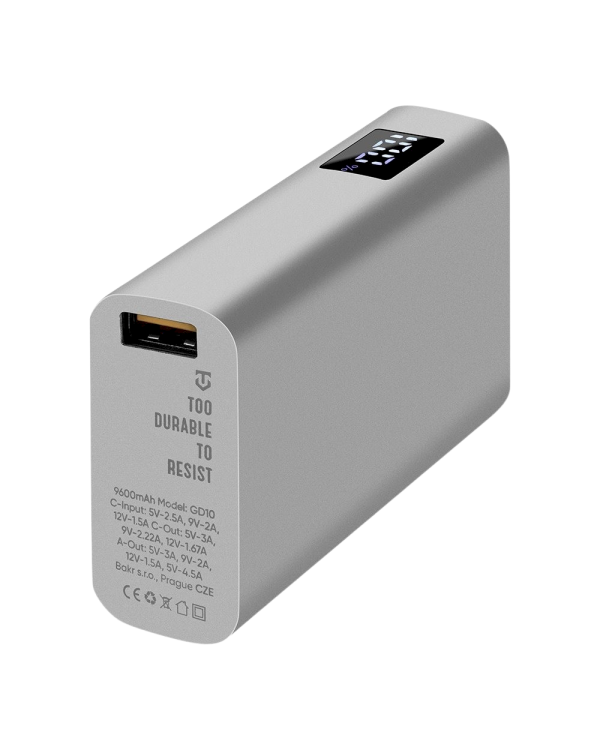Tactical EDC Brick Powerbank Raw Зарядная батарея 9600mAh
