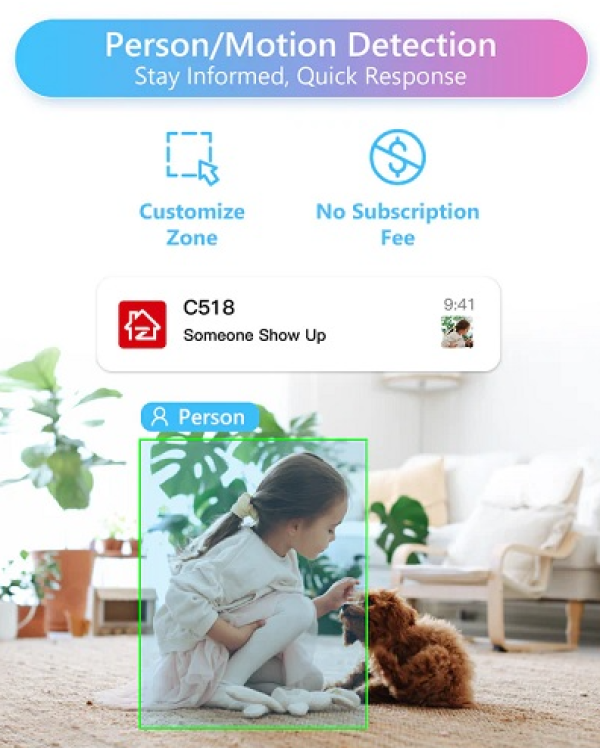 HiSmart HS084233 Умная Kамера Для помещений