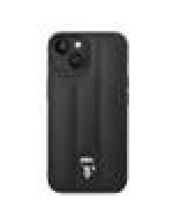 Karl Lagerfeld Quilted Puffy Ikonik Logo Case Защитный чехол для iPhone 14 Plus / чёрный