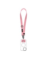 OBAL:ME NeckTag Ribbon Rope Ремешок на шею для телефонов / розовый