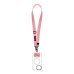 OBAL:ME NeckTag Ribbon Rope Ремешок на шею для телефонов / розовый