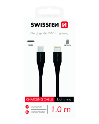 Swissten Basic Универсальный Quick Charge 3.1 USB-C на Lightning Кабель 1м