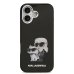 Karl Lagerfeld IML Aquarelle Karl and Choupette Case Защитный чехол для iPhone 17 / чёрный