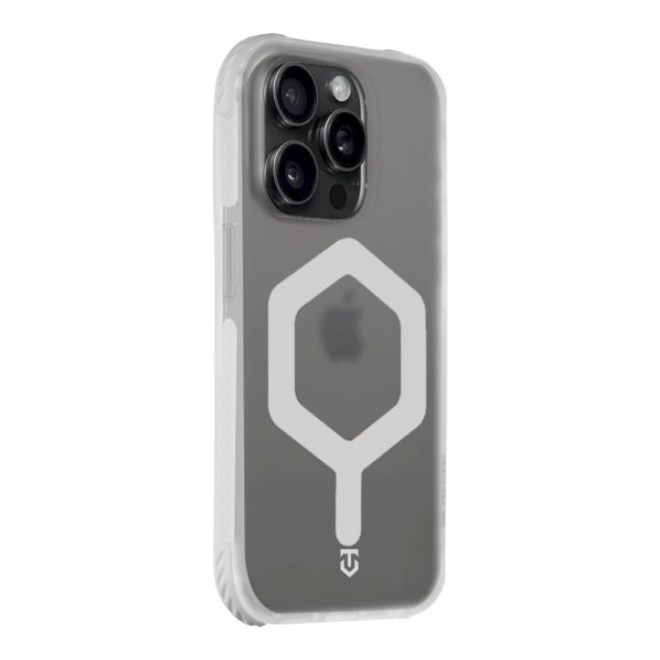 Tactical MagForce Hexagon Cover Защитный чехол для Apple iPhone 15 Pro / белый