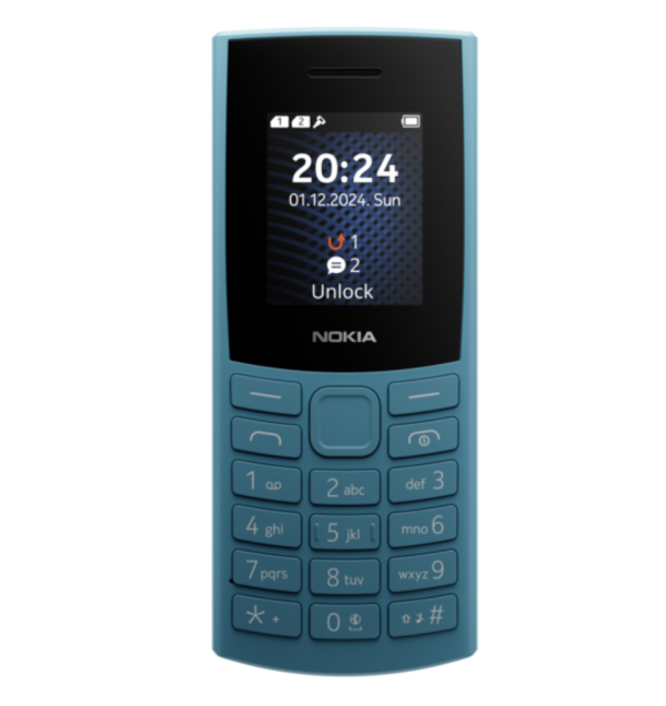 Nokia 105 4G Мобильный телефон Dual SIM Ocean Blue