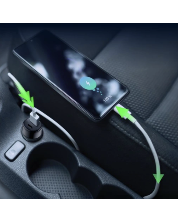 Qualo QRLS-AC-01-32 USB / USB-C Зарядное устройство для автомобиля 32W