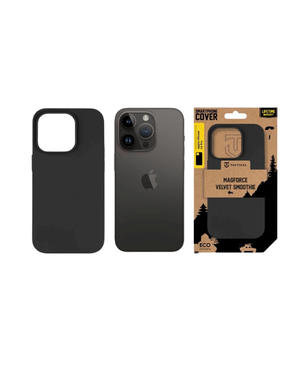 Tactical MagForce Velvet Smoothie Cover Защитный чехол для Apple iPhone 14 Pro / асфальт