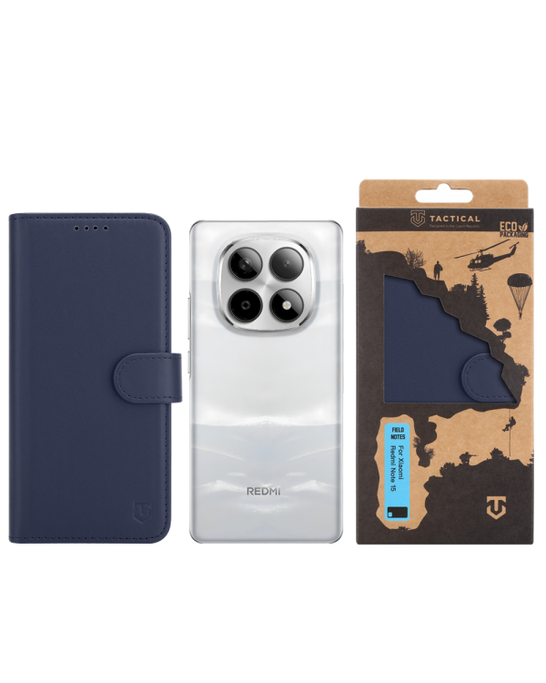 Tactical Field Notes Защитный чехол для Xiaomi Redmi Note 15 5G / синий