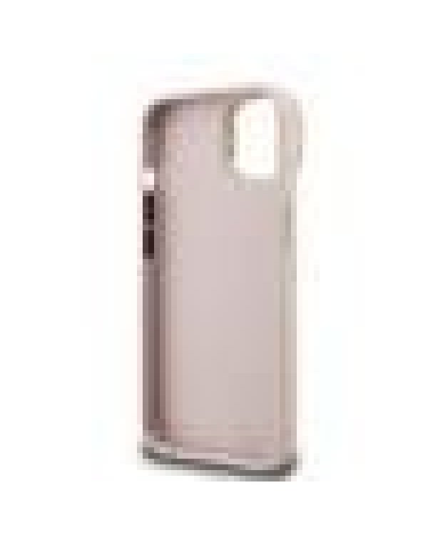 Guess PU Grained 4G Logo Stand Camera Frame Case Защитный чехол для iPhone 15 / розовый