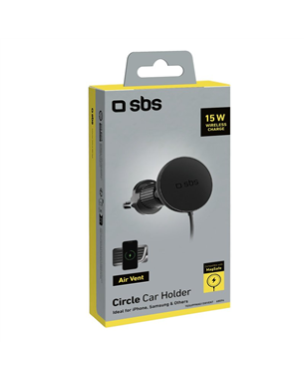 SBS TESUPPMAG15WVENT Держатель для смартфона с беспроводной зарядкой
