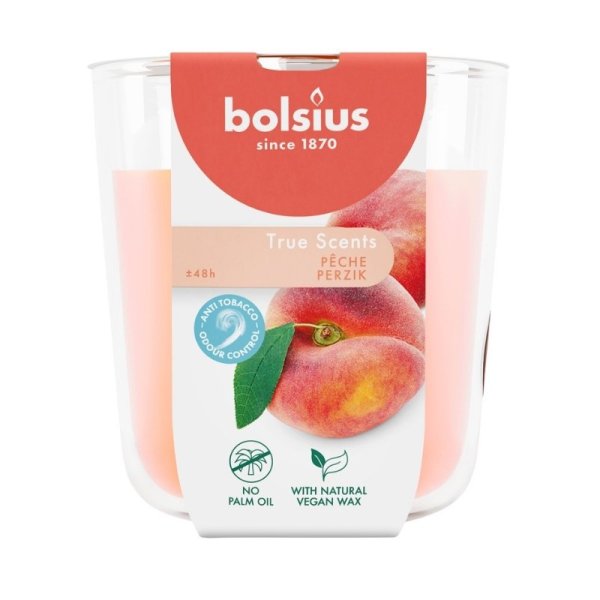 Bolsius True Scents Ароматическая Свеча 97x85mm Peach