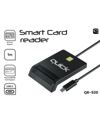 Quick QR-520 Смарт ID кардридер USB-C