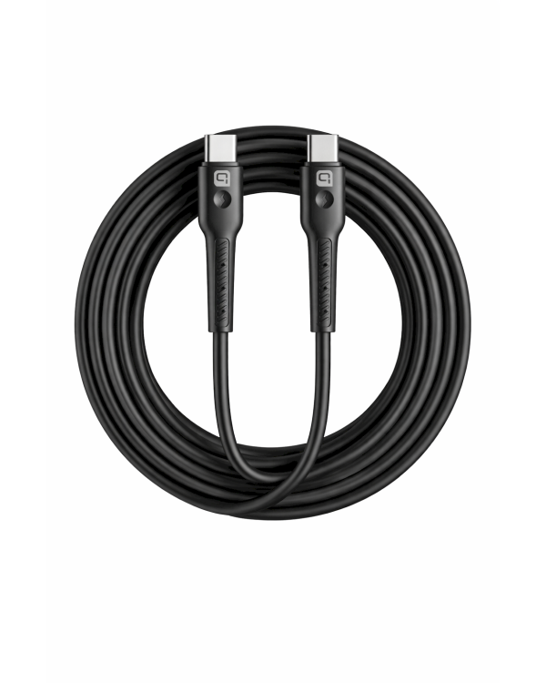 Quik Accessories QK-1011 Soft Silicone 60W Кабель для Зарядки и Передачи данных USB-C to USB-C 1m