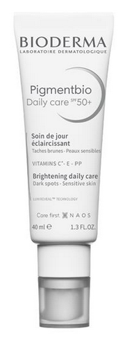 Bioderma Pigmentbio Brightening Ежедневный осветляющий крем SPF50+ 40 ml