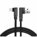 Swissten Плетеный L Типа Универсальный Quick Charge 3.1 USB на USB-C Кабель данных 1.2 m
