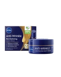 Nivea Anti-Wrinkle + Revitalizing Ночной Крем 55+ 50ml