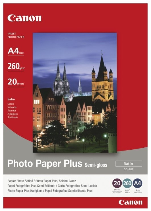 Canon SG-201 Фотобумага А4 полуглянцевая