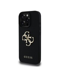 Guess PU Grained 4G Metal Logo Чехол для Apple iPhone 16 Pro Max