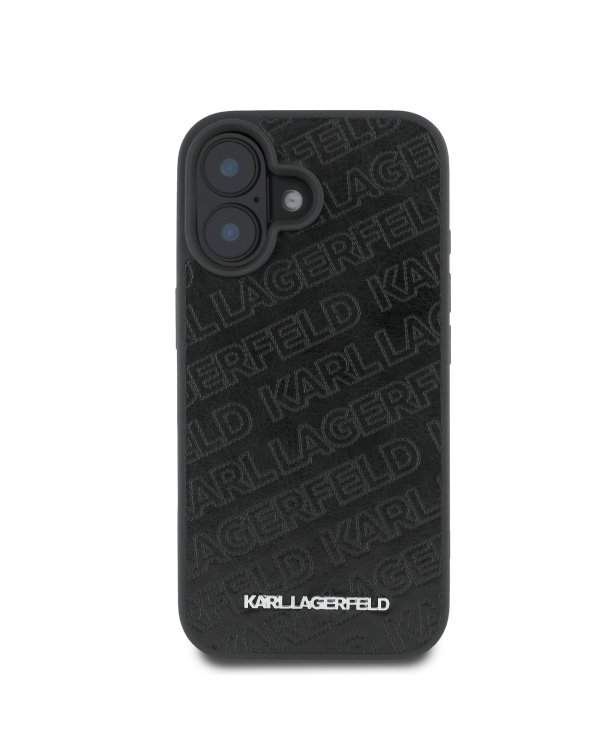 Дополнительное изображение книги «Karl Lagerfeld PU Quilted Pattern Case Защитный чехол для iPhone 16 / чёрный»