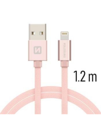 Swissten Textile Fast Charge 3A Lightning Кабель Для Зарядки и Переноса Данных 1.2m