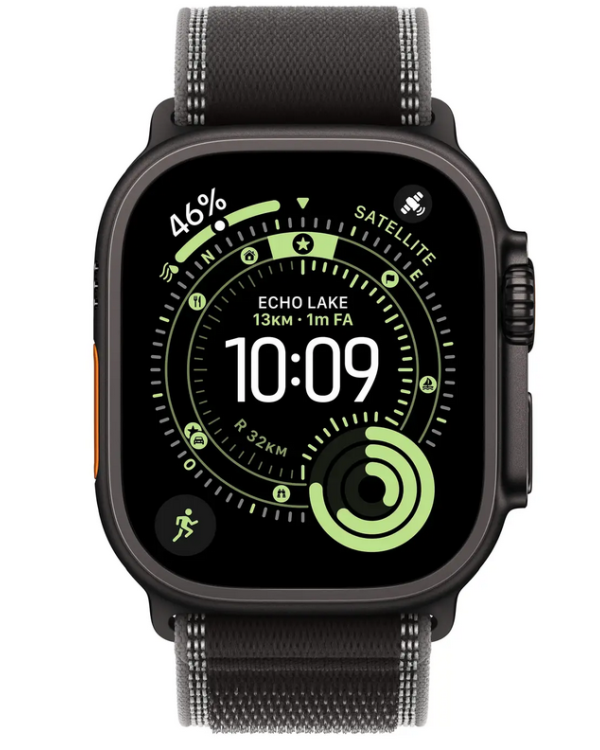 Apple Watch Ultra 3 Умные часы 49 mm / Black Titanium / Black Trail Loop S/M