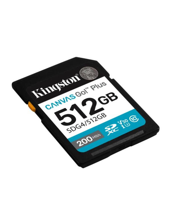 Kingston Canvas Go Plus Gen4 SDXC Карта Памяти 512GB