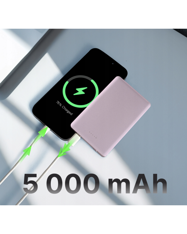 Qualo QMPB5-US-15-09 MagSafe Беспроводной Повер Банк 5.000mAh / 15W