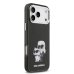 Karl Lagerfeld IML Aquarelle Karl and Choupette Защитный чехол для iPhone 17 Pro Max / чёрный