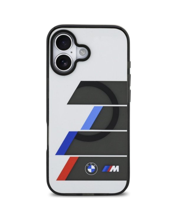 BMW M IML Metal Buttons Tricolor Lines MagSafe Case Защитный Чехол для Apple iPhone 17