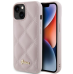 Guess Quilted Metal Logo Case Защитный Чехол для Apple iPhone 15