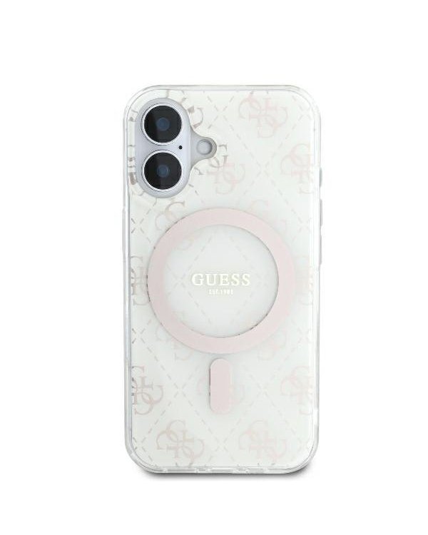 Guess IML 4G Background MagSafe Защитный Чехол для Apple iPhone 16