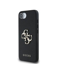 Guess PU Grained 4G Metal Logo Case Чехол для Apple iPhone 16e
