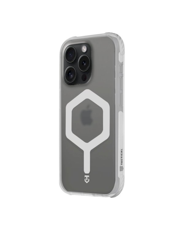 Tactical MagForce Hexagon Cover Защитный чехол для Apple iPhone 15 Pro / белый