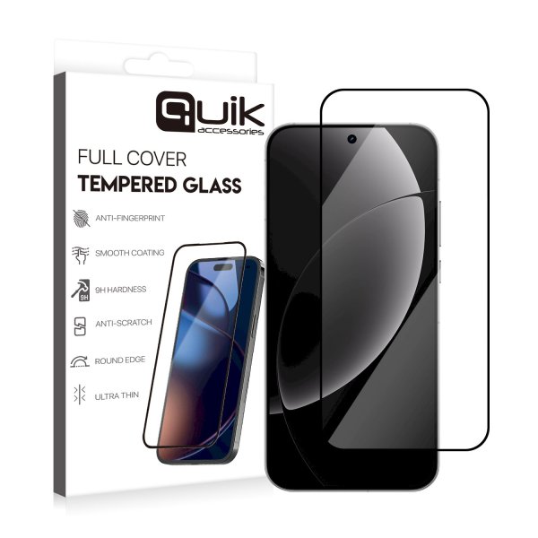 Quik Accessories Full Cover Tempered Glass Защитное Стекло для Realme GT 8 Pro