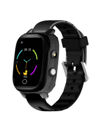 Garett Smartwatch Kids Sun Умные часы для детей c / GPS / WiFi / 4G LTE / IP67 / LBS / SMS / Функция вызова / Функция SOS / Черный