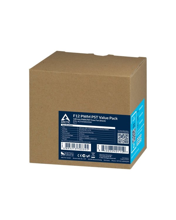 Arctic F12 PWM PST Вентиляторы 120mm / 5шт.