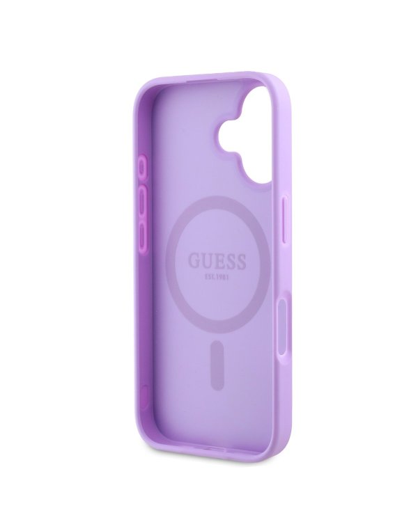 Guess PU Grained Classic Logo MagSafe Case Чехол для Apple iPhone 16