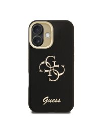 Guess PU Grained 4G Logo Stand Camera Frame Case Чехол для Apple iPhone 16