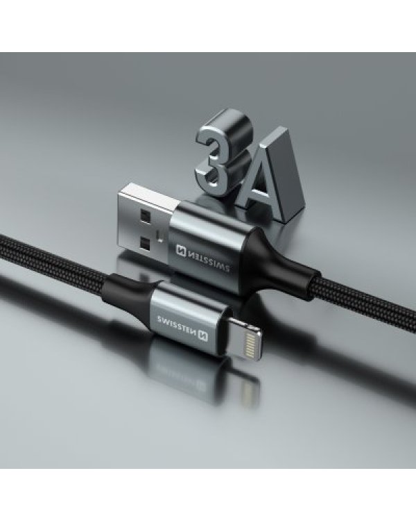 Swissten Textile II USB - Lightning кабель для передачи данных и зарядки 1.5m