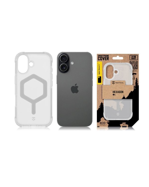 Tactical MagForce Hexagon Cover Защитный чехол для Apple iPhone 17 / белый